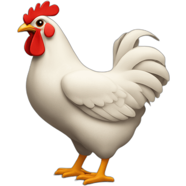 Noir qui mange du poulet emoji