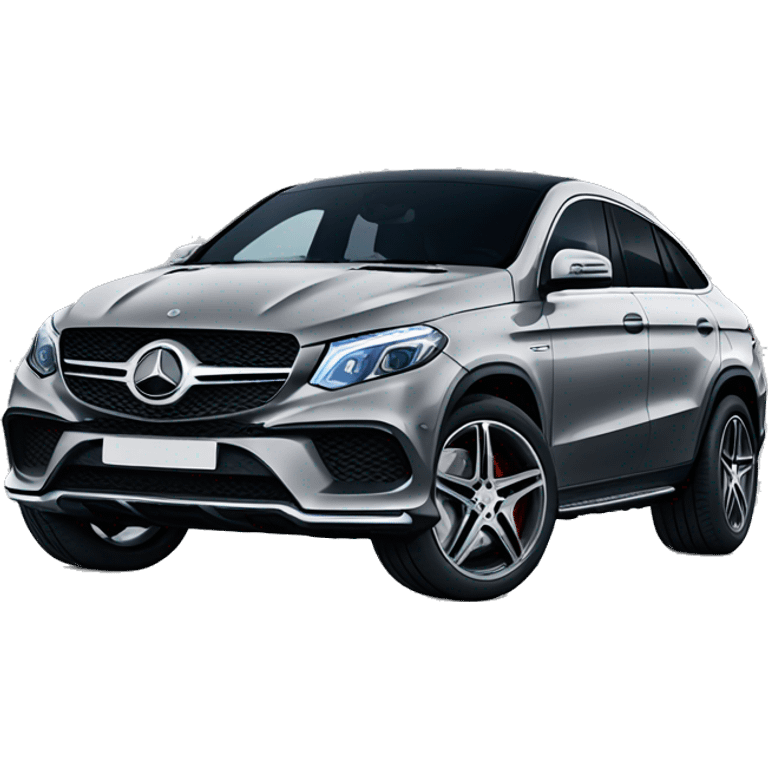 Mercedes GLE coupe grey emoji