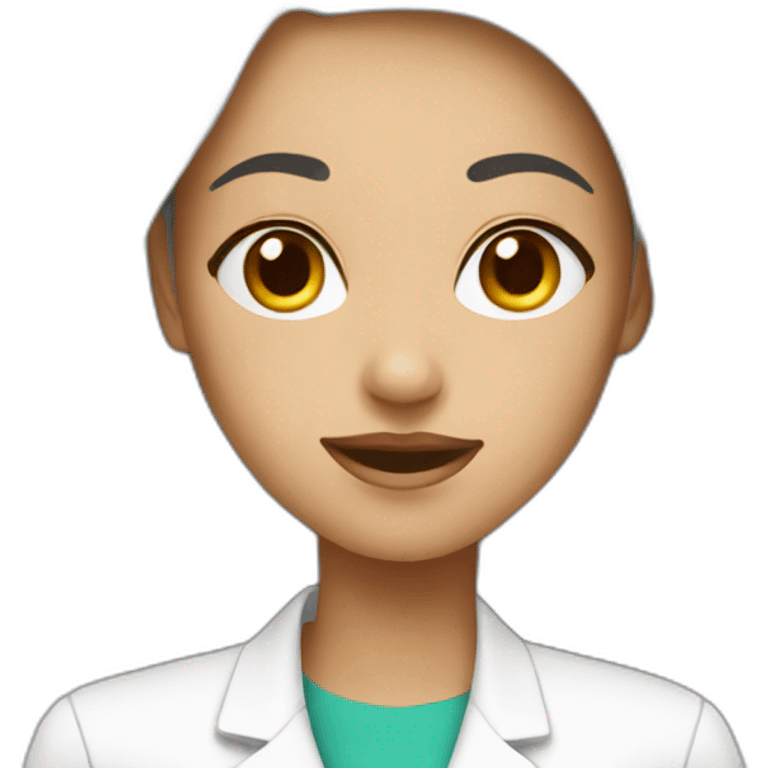 quiet pharmacist girl emoji