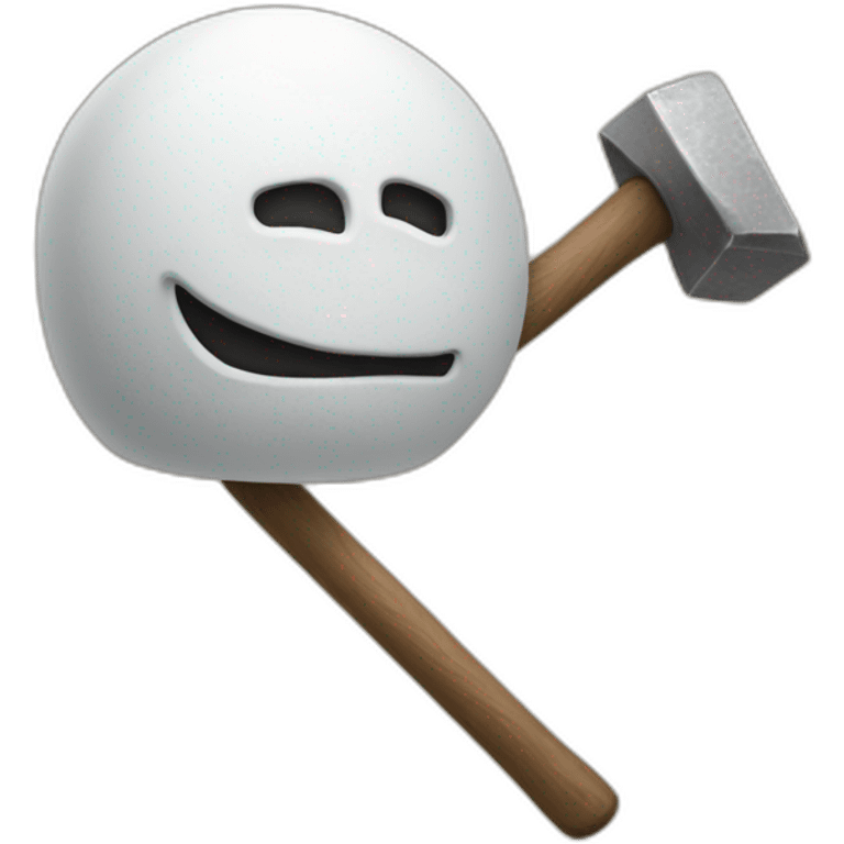 reddit snoo waving hammer emoji