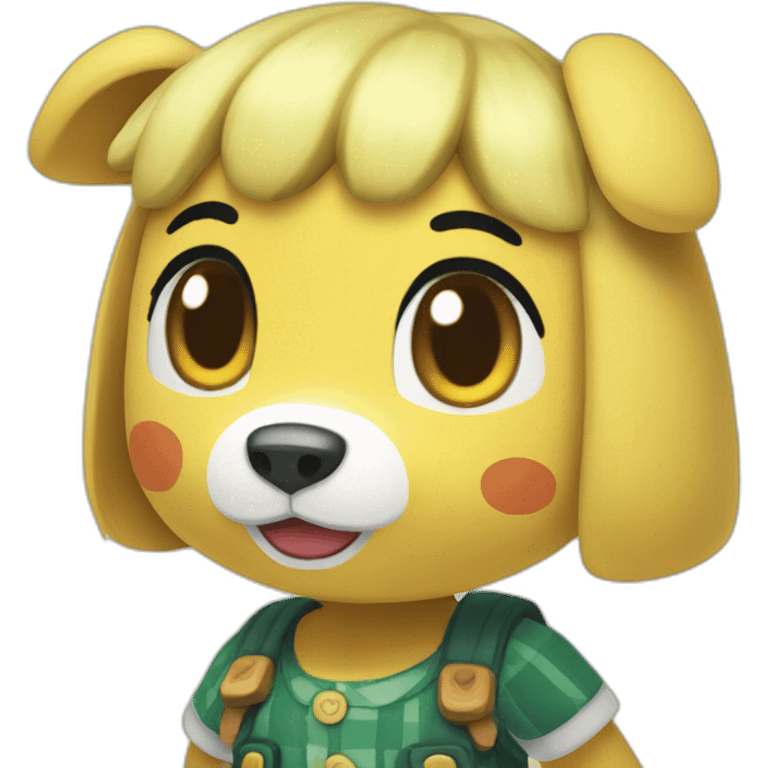 Animal crossing Isabelle emoji