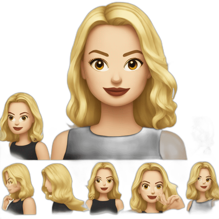 margot robbie emoji