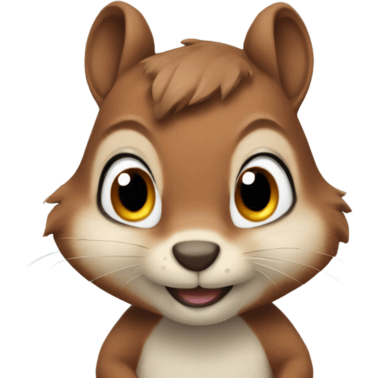 Cute squirrel  emoji