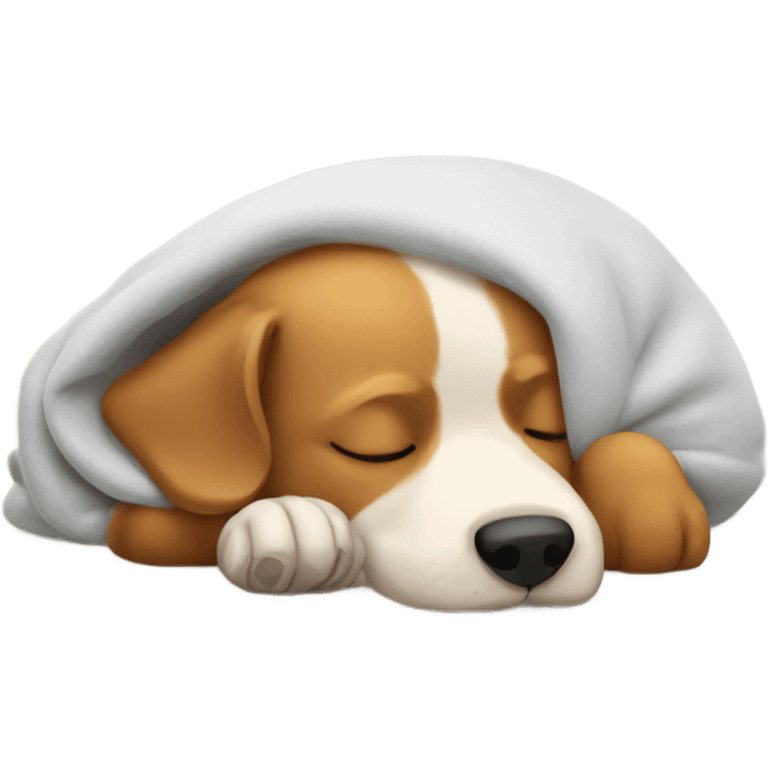 Dog sleeping emoji