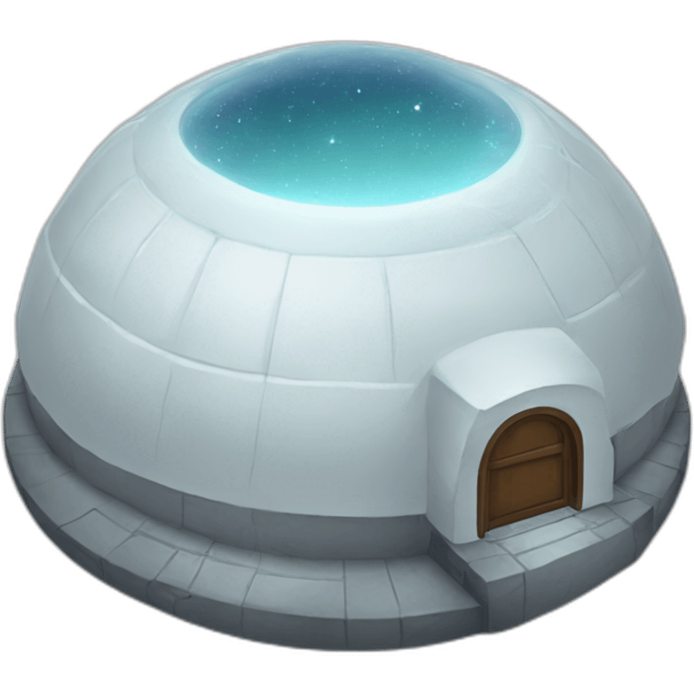 igloo flying saucer emoji