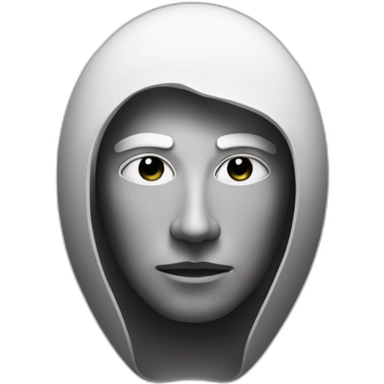 noir et blanc saturne emoji