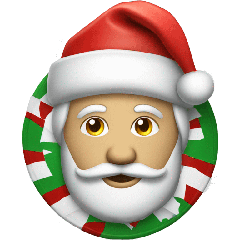 christmas poker chip emoji