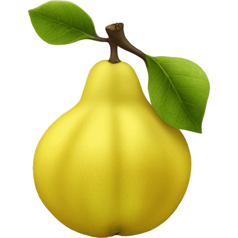 Quince fruit emoji