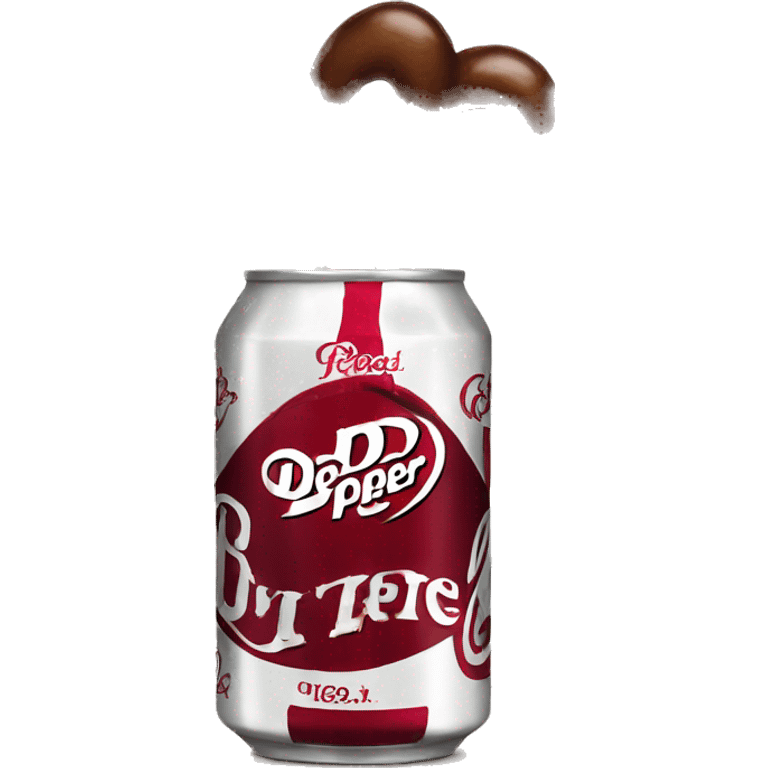 Dr Pepper with bow emoji