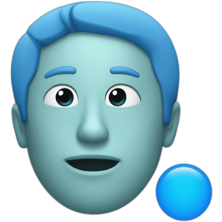 blue shape emoji