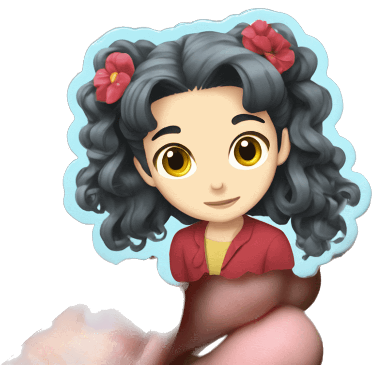 Arrietty hair pin emoji