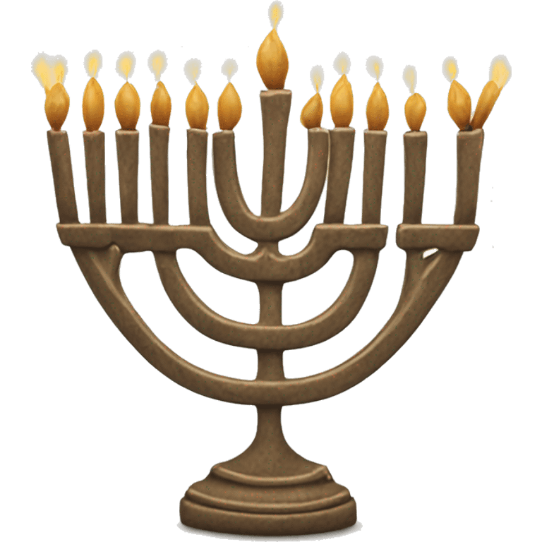 Menorah wirh seven branch emoji