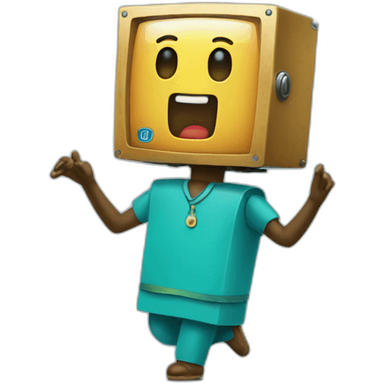 Dancing BMO emoji