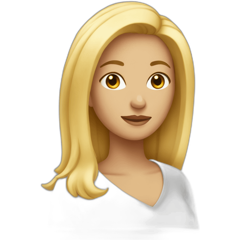 Mujer rubia emoji