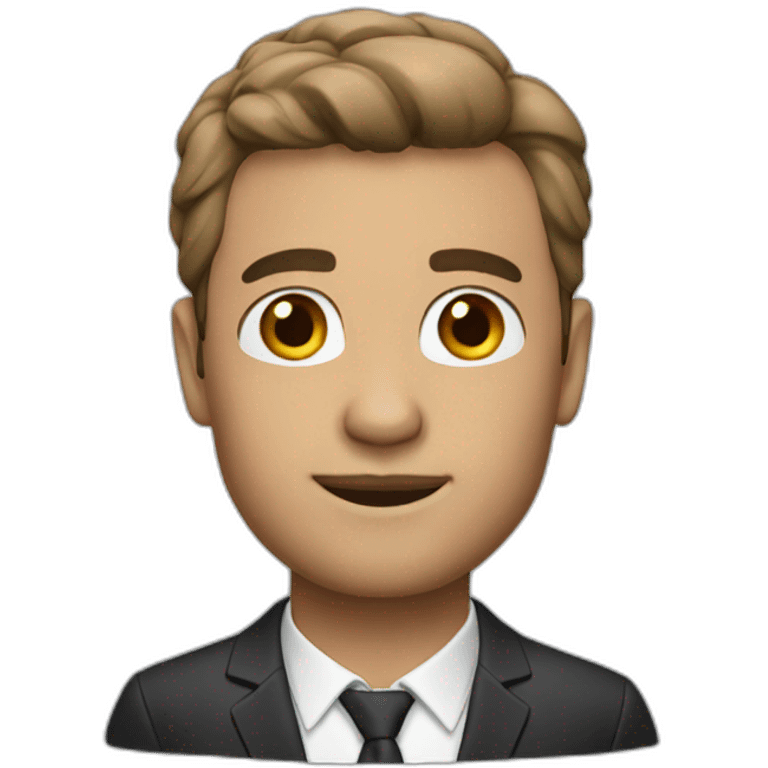 professional male memoji emoji