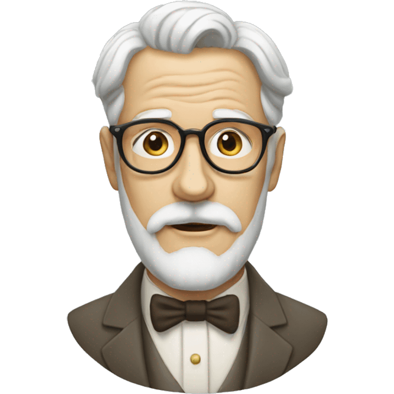 Freud happy emoji