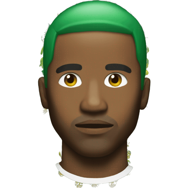 frank ocean with green hair emoji