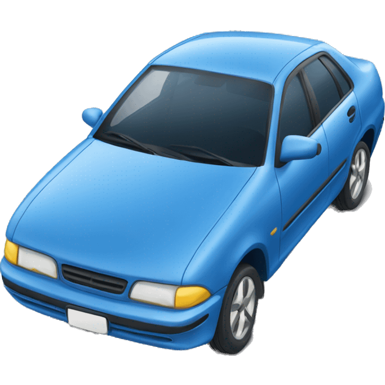 Blue car emoji