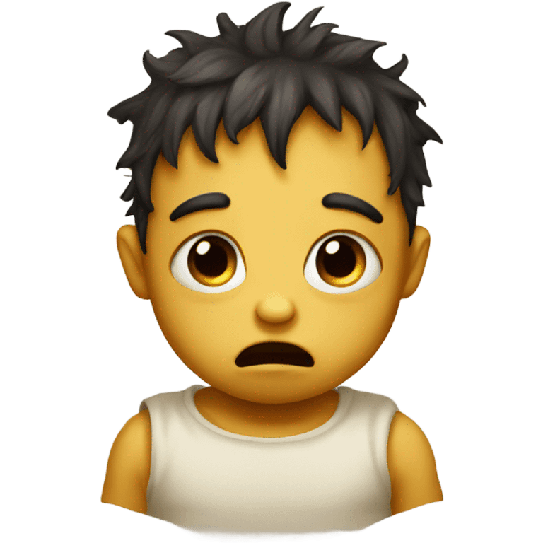 Tired monster baby  emoji