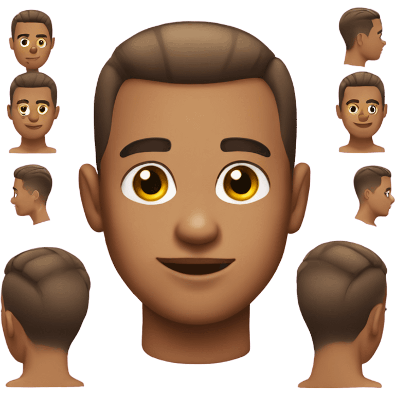 slick haircut emoji