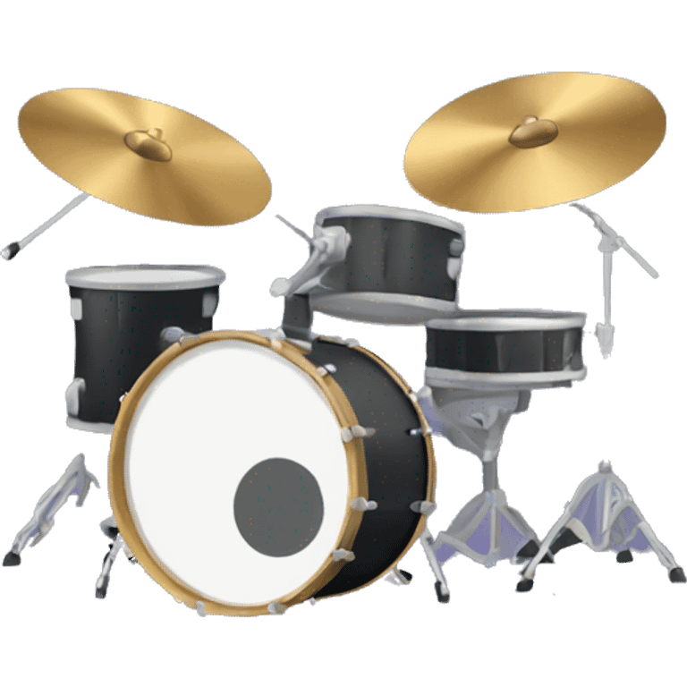 drum set with cymbals emoji