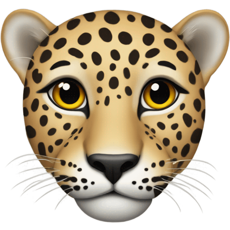 Round Jaguar emoji