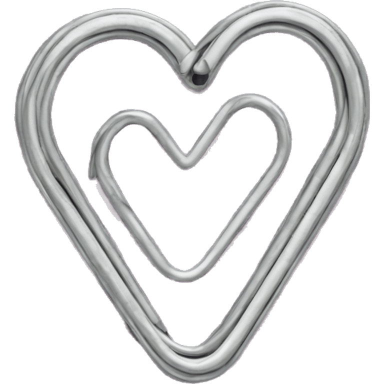 paper clip heart  emoji