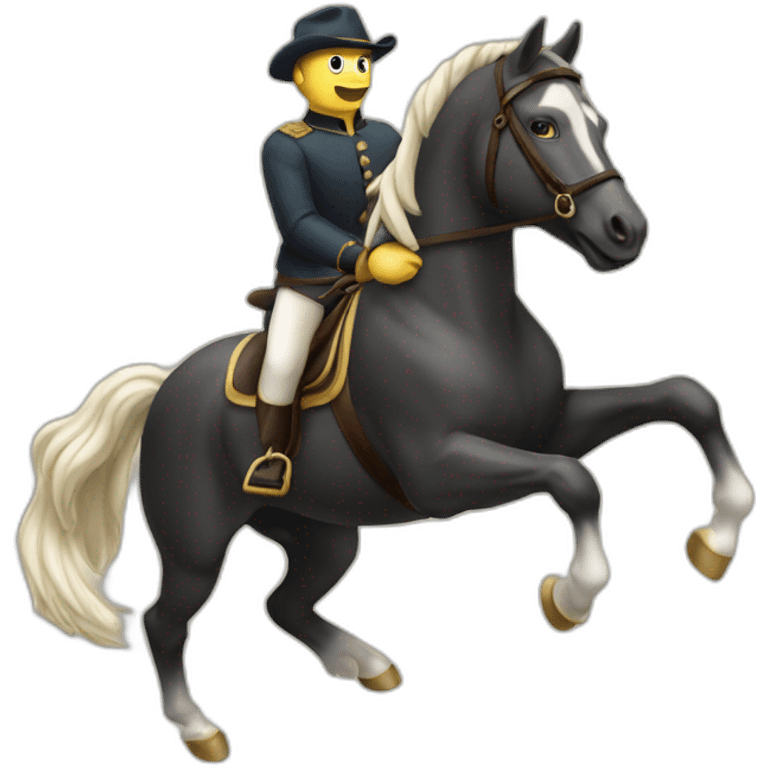 cheval qui saute emoji