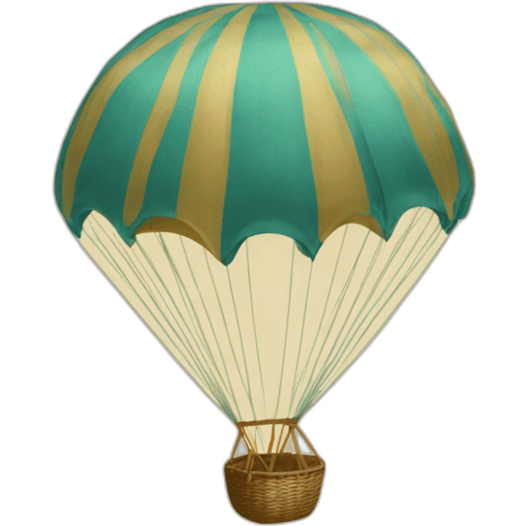 Early 20th century parachute emoji