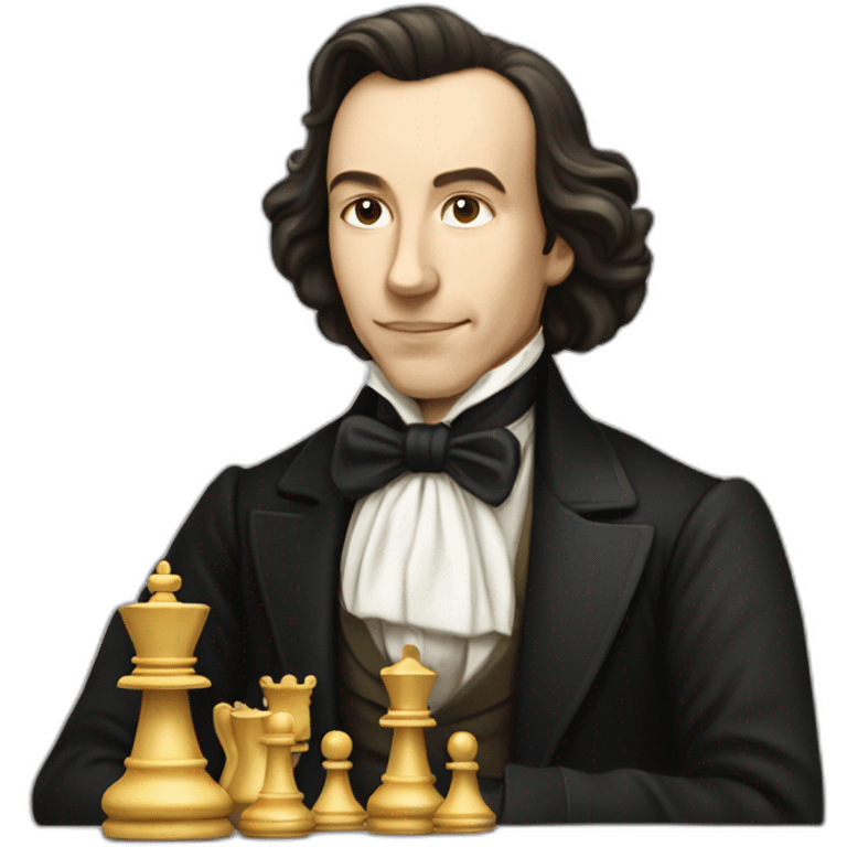 paul morphy playing chess emoji