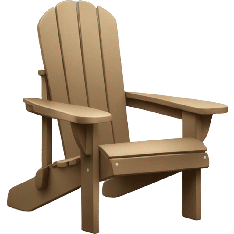 Adirondack chair emoji