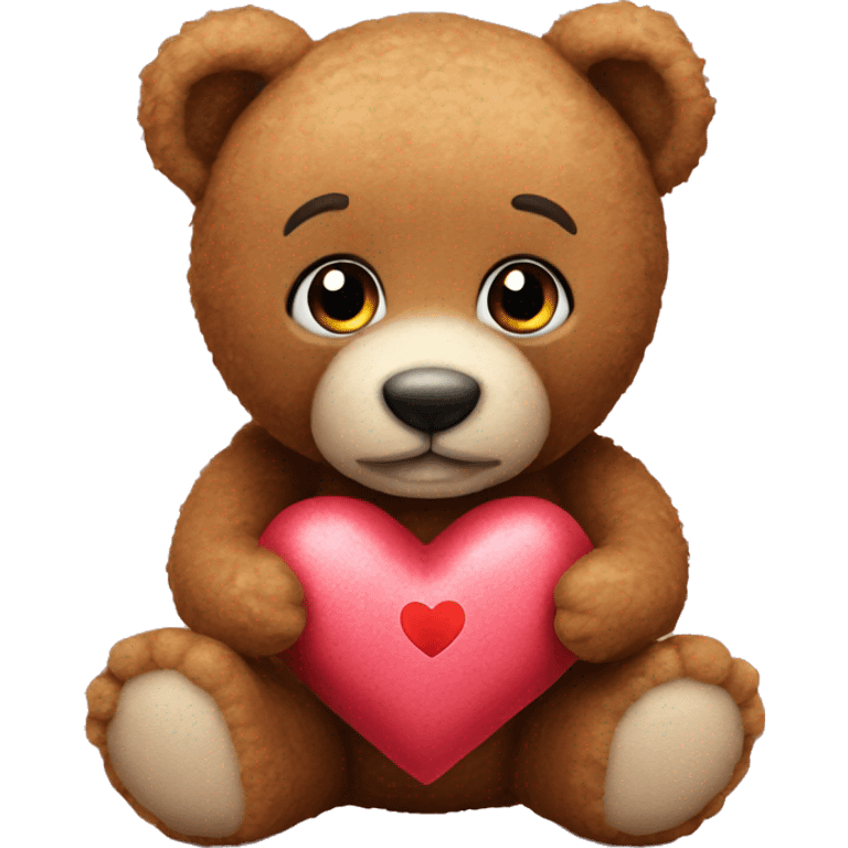 realistic Valentine's teddy  emoji