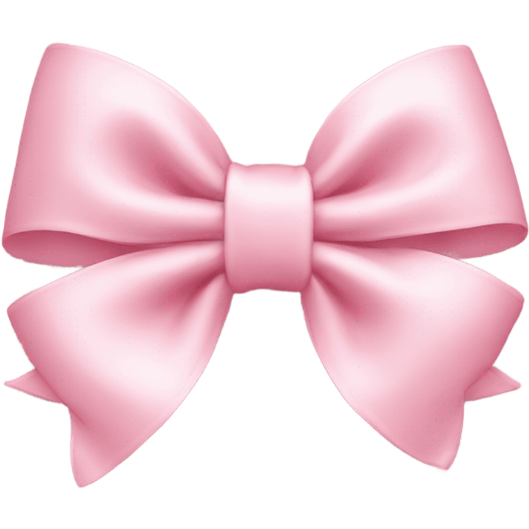 light pink bow on light pink bow relist emoji