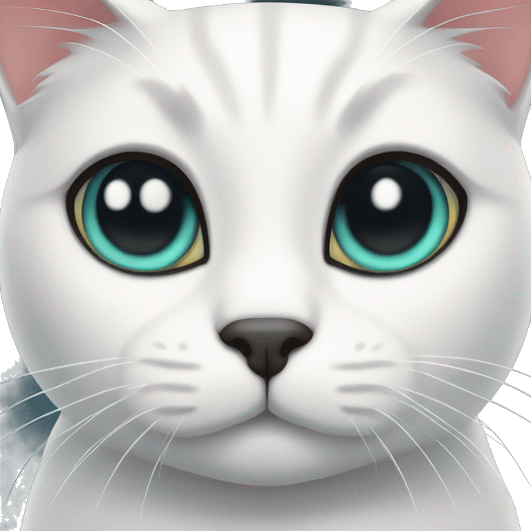 sera white cat emoji