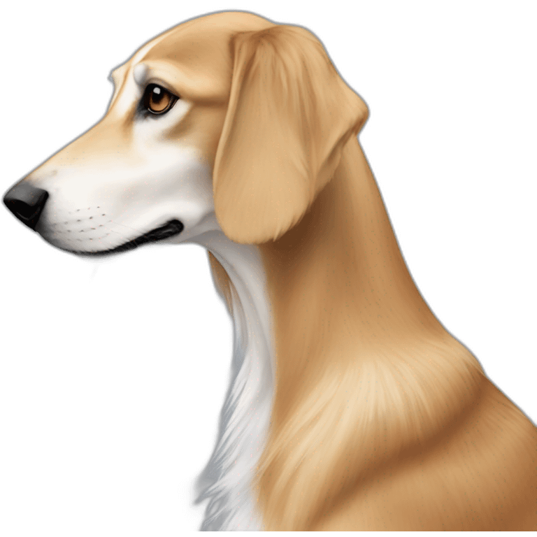 Saluki in profile emoji