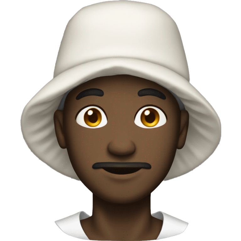 Black guy with a bonnet  emoji