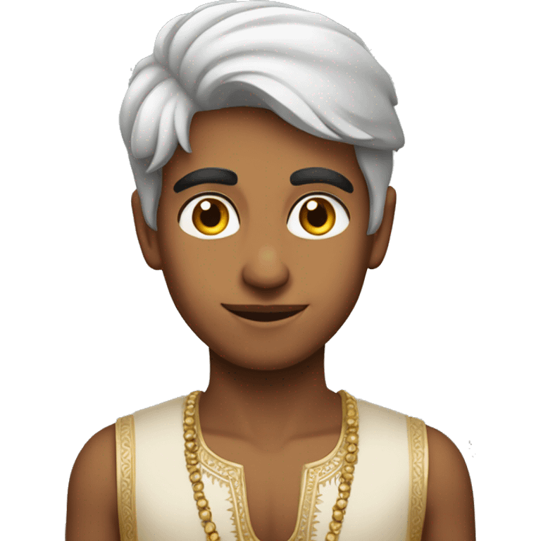 Handsome indian boy emoji