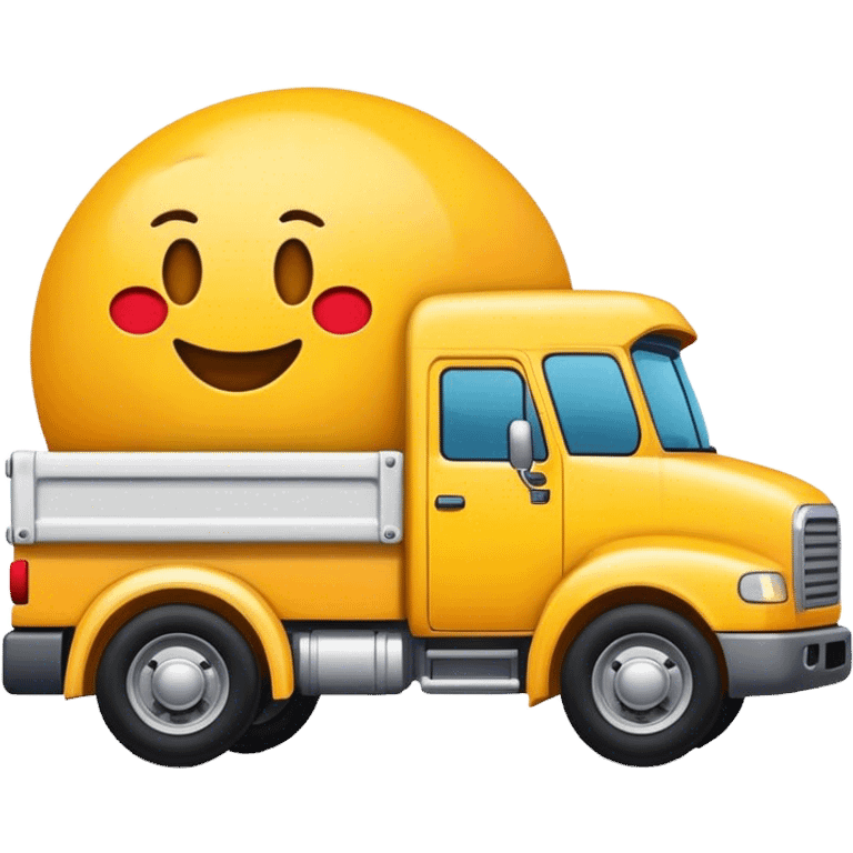 truck run over emoji￼ emoji