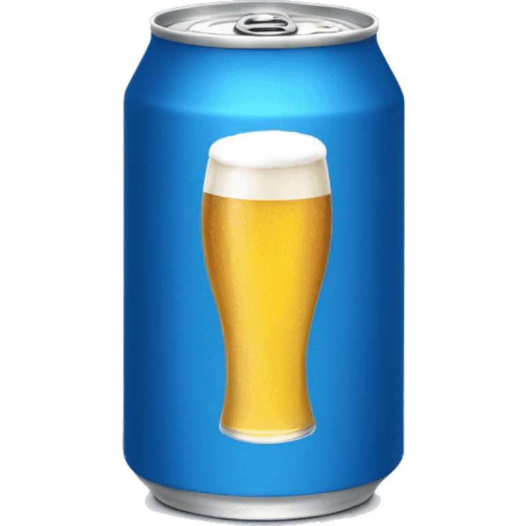 can of beer blue emoji