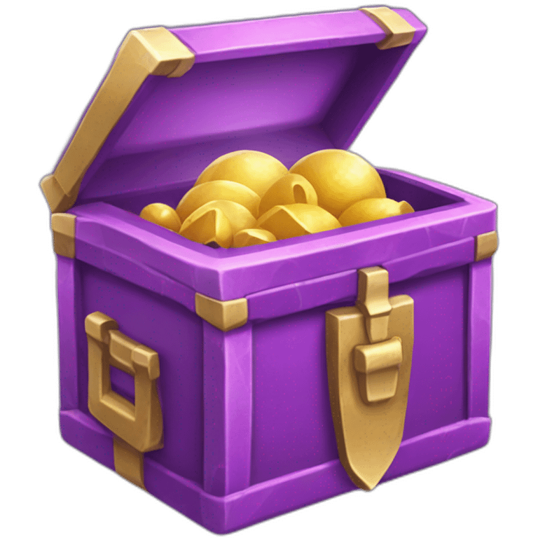 Pokemon Game LootCase Purple Color Legendary Epic Rich Treasure emoji