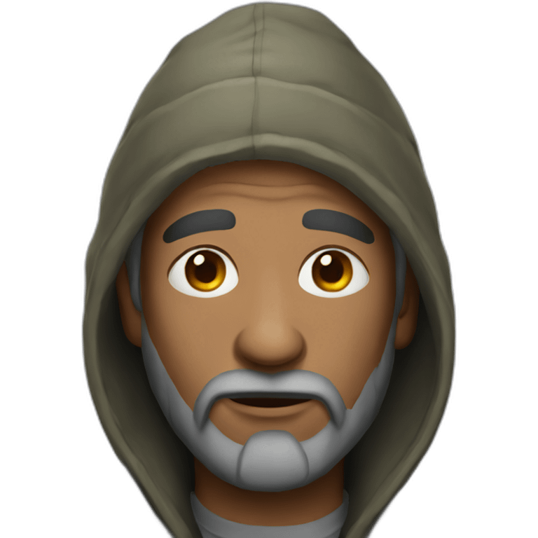 homeless man emoji