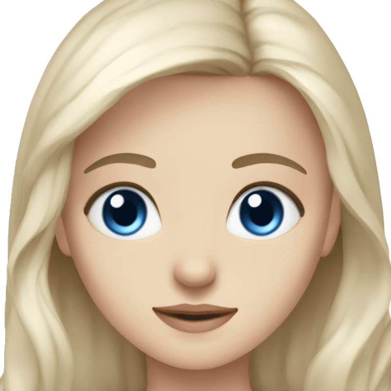 blue eyed nordic ai girlfriend emoji