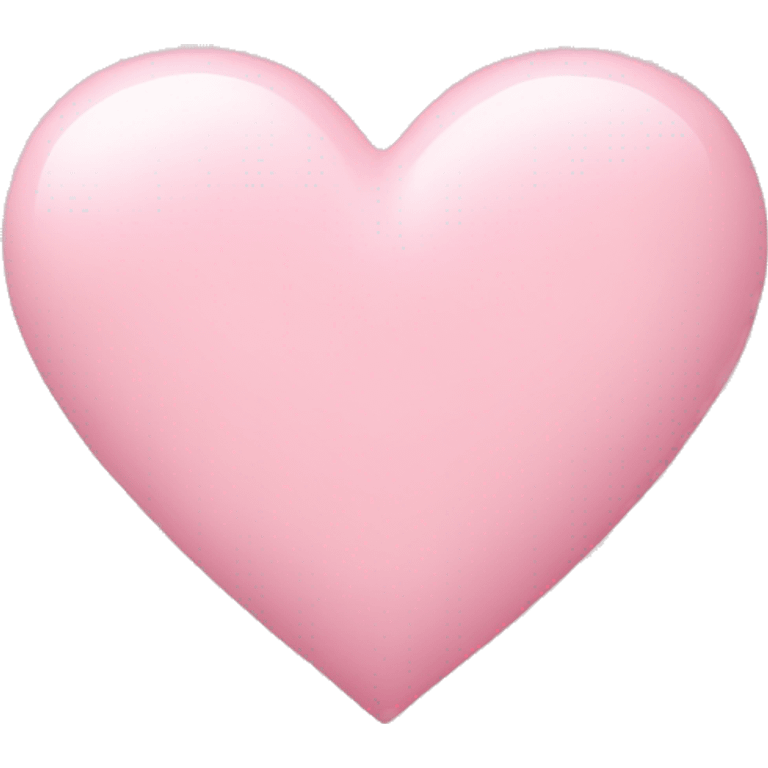 pastel pink heart emoji