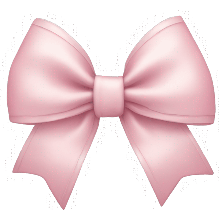 Cute light pink bow  emoji