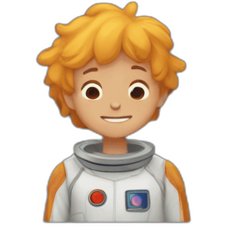 the boy dreams of space and stars emoji