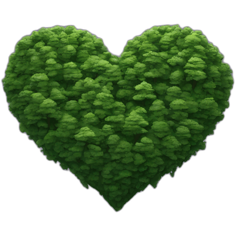 heart forest green color emoji