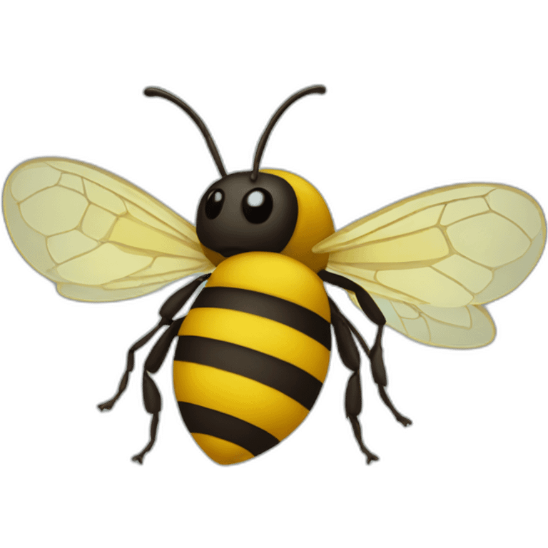 a bee emoji