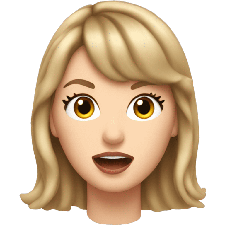 Taylor swift singing  emoji