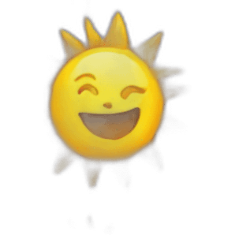 sun happy emoji