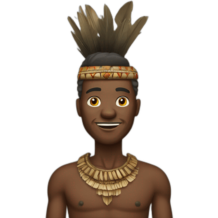 Zulu man emoji